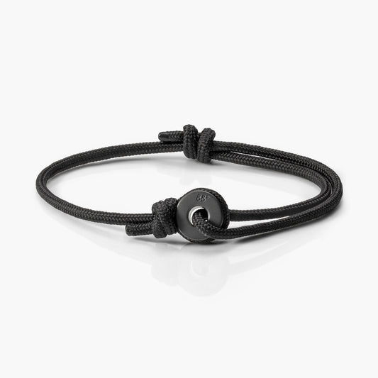 Black & Black Sailing Thimble Bracelet