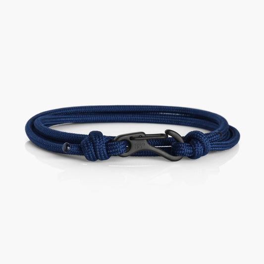 Navy & Black Carabiner Bracelet
