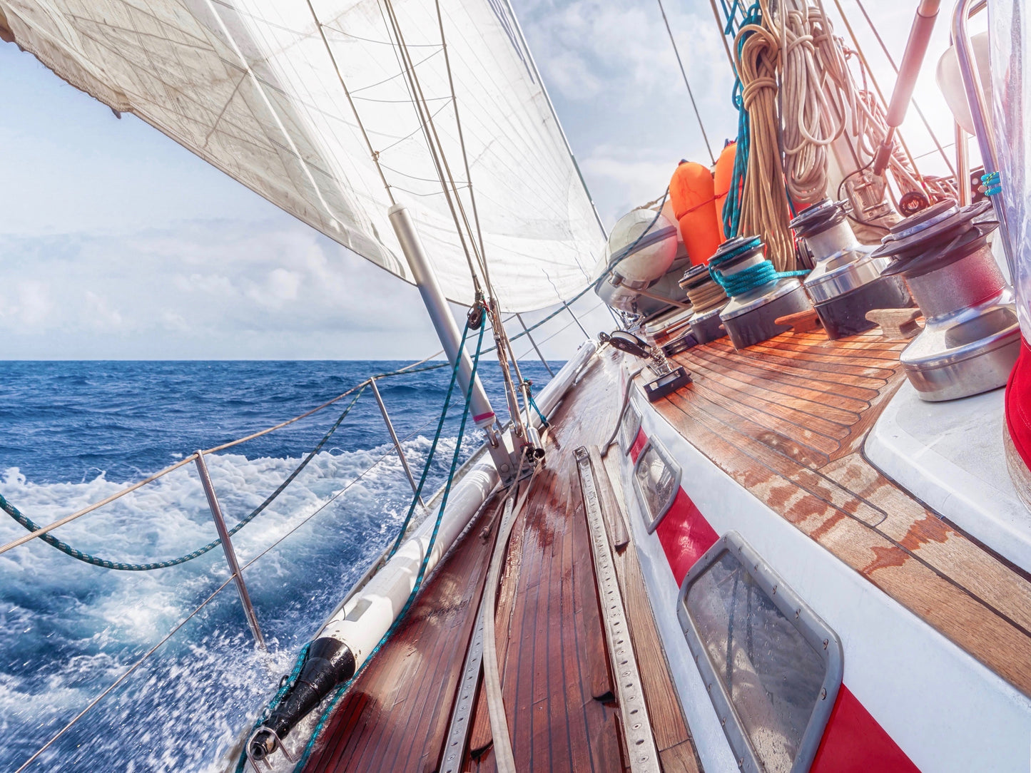 Maroon & Silver Sailing Thimble Bracelet - Eighty Eight Degrees