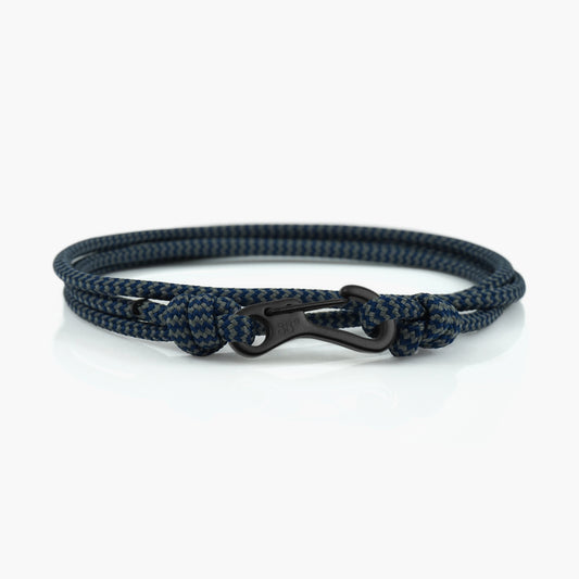 Storm & Black Carabiner Bracelet