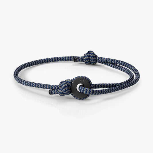 Storm Zig Zag & Black Sailing Thimble Bracelet