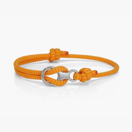 Sunset & Silver Figure 8 Climbing Bracelet