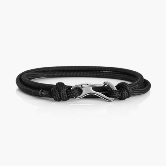 Black & Silver Carabiner Bracelet