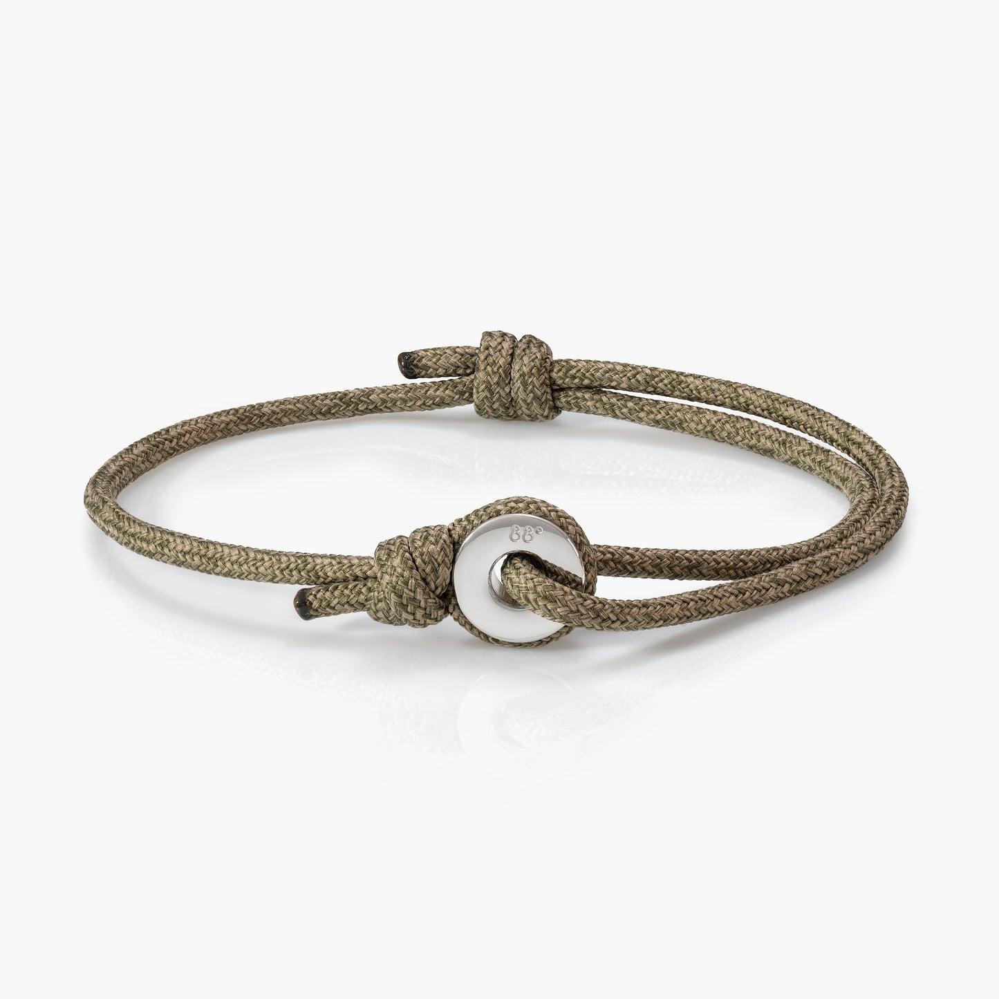 Forest Green & Silver Sailing Thimble Bracelet