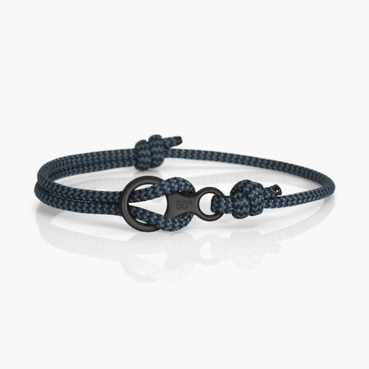 Storm & Black Figure 8 Climbing Bracelet