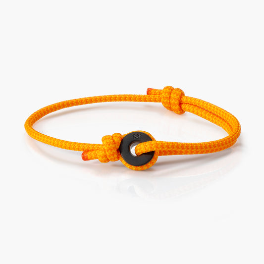 Sunset Zig Zag & Black Sailing Thimble Bracelet