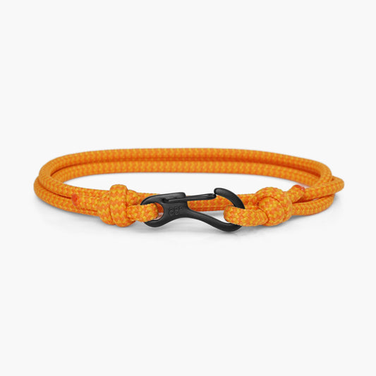 Sunset & Black Carabiner Bracelet - Eighty Eight Degrees