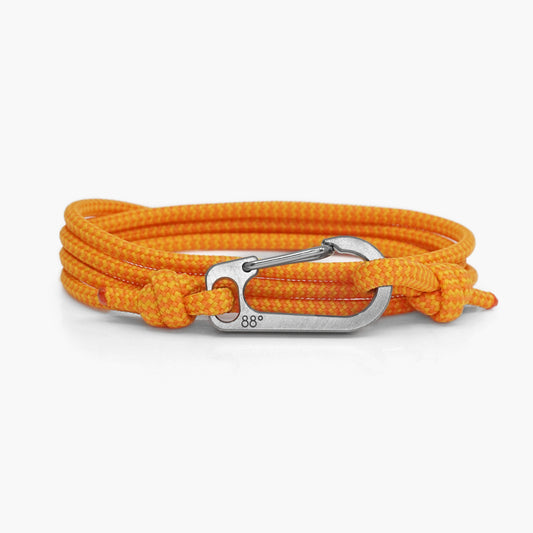 Sunset & Titanium Carabiner Bracelet