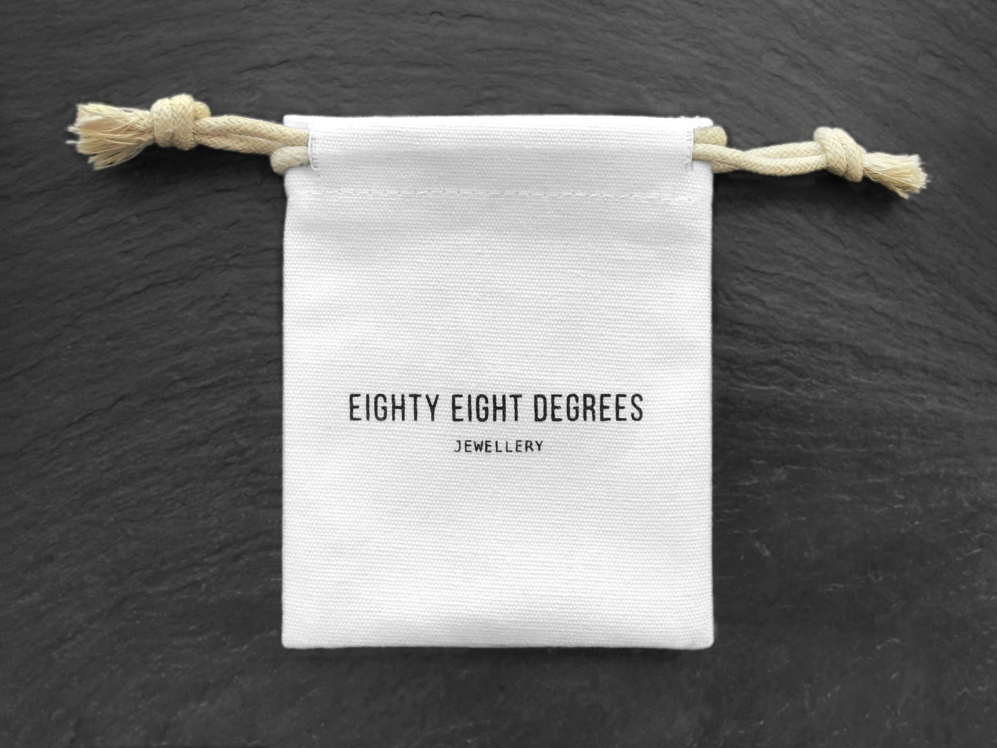 Navy Stripe & Silver Shackle Bracelet - Shackle Bracelet - Eighty Eight Degrees